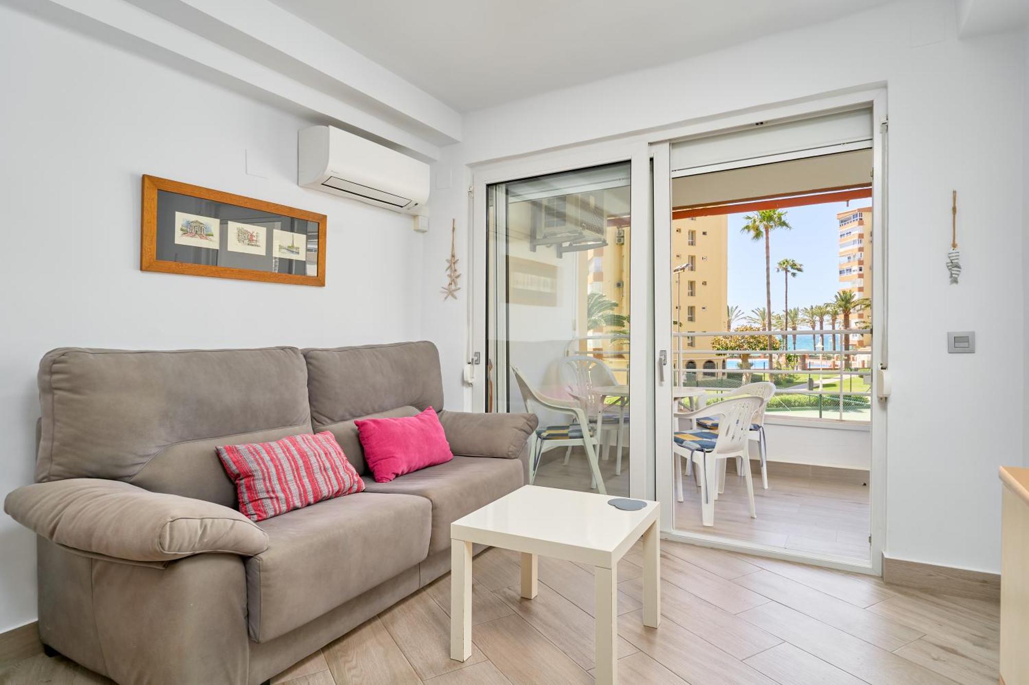 Apartamento Primera Linea Playa Algarrobo Costa Exterior foto