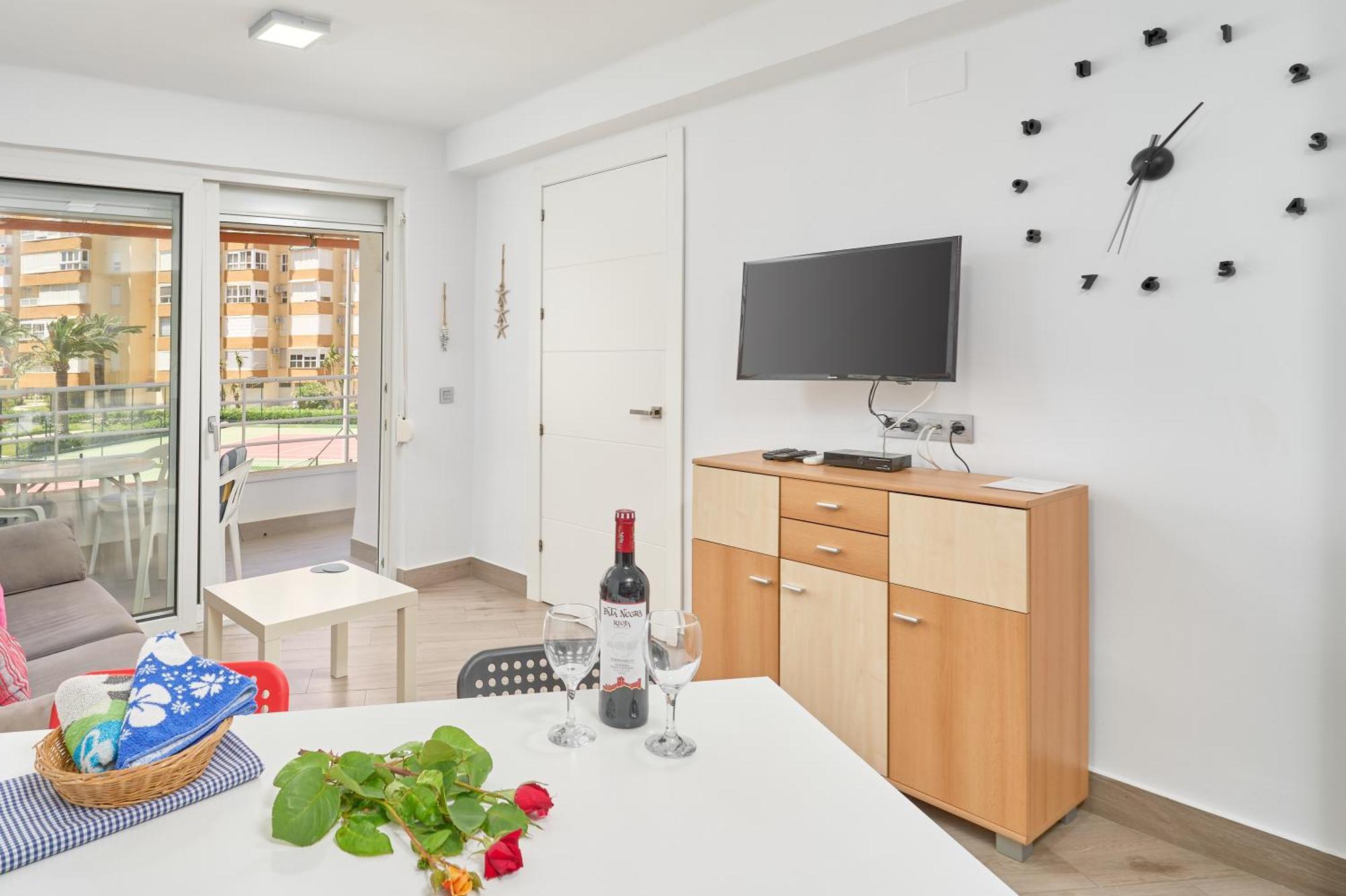 Apartamento Primera Linea Playa Algarrobo Costa Exterior foto